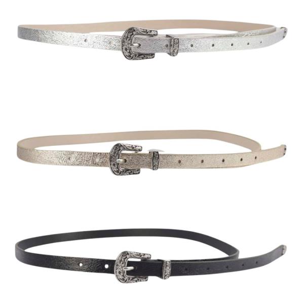 WESTERN STYLE BELT 3 PC SET