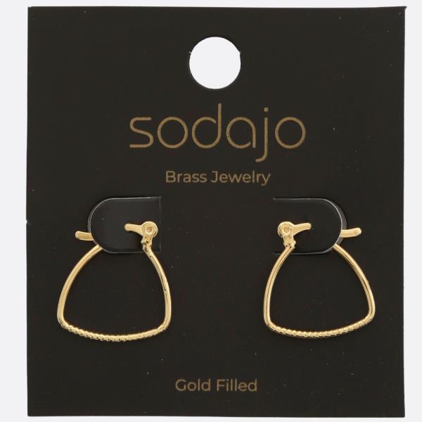 SODAJO GOLD FILLED EARRING