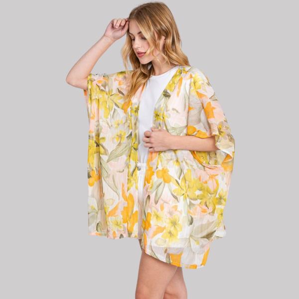 (ONLINE ONLY) FLORAL PRINT COVER-UP