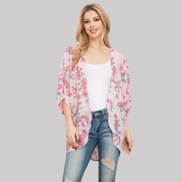 (ONLINE ONLY) FLOWER PRINT KIMONO