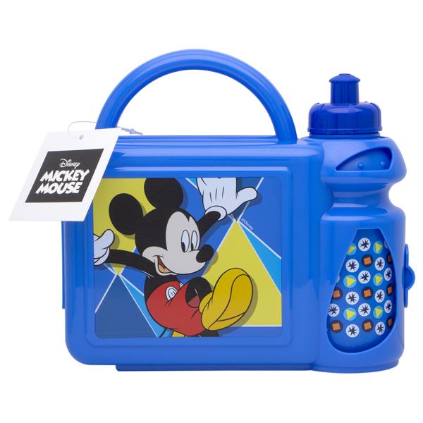 MICKEY PP COMBO LUNCH BOX W WATER BOTTLE