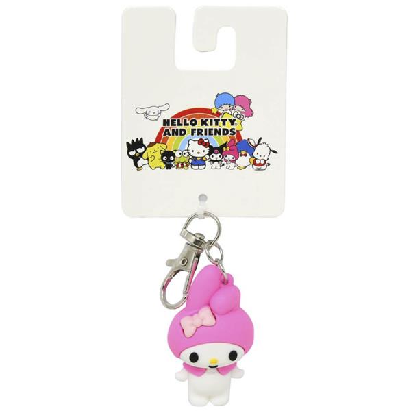 HELLO KITTY AND FRIENDS MY MELODY 3D MOLDED RUBBER CHARM