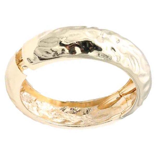 GOLD PLATED HINGED BANGLE BRACELETS