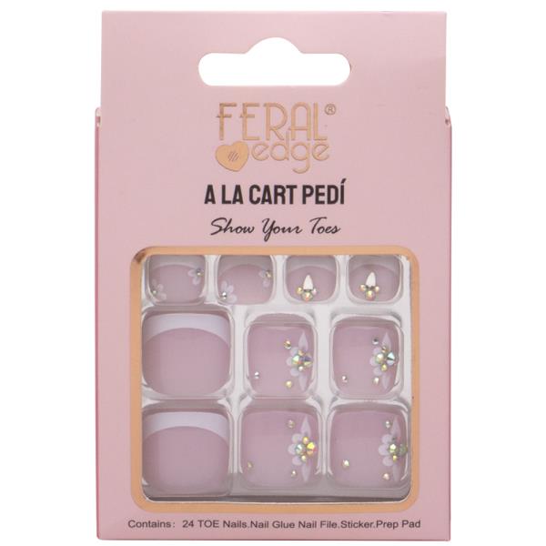 FERAL EDGE A LA CART PEDI SHOW YOUR TOES NAIL DECORATION SET