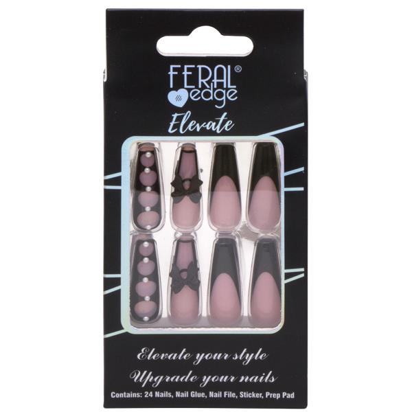 FERAL EDGE DESIGN NAIL DECORATION SET