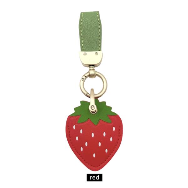 STRAWBERRY BAG CHARM KEYCHAIN