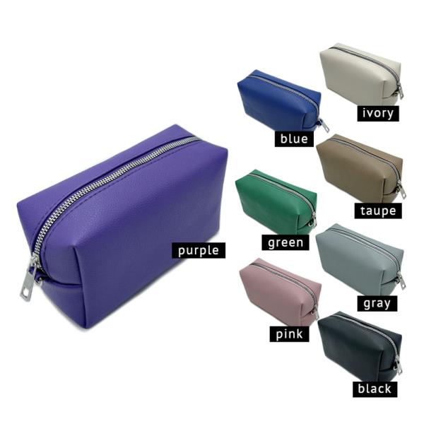 SOLID PU POUCH BAG