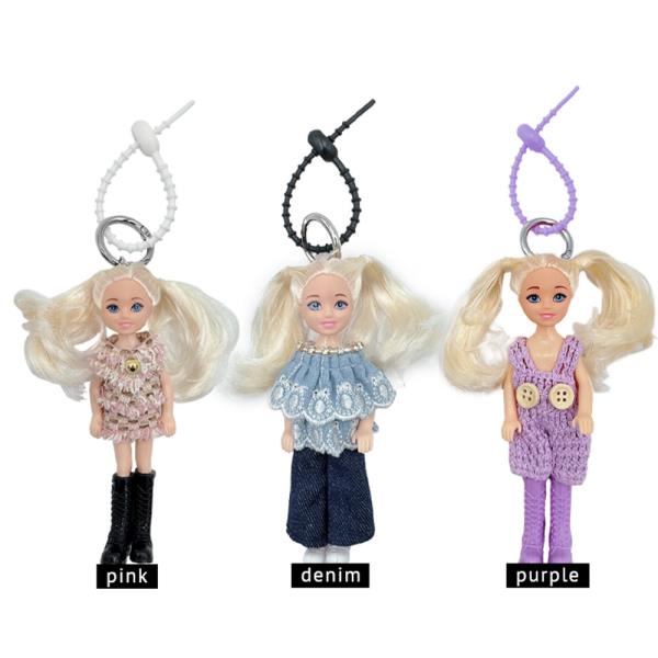 DOLL BAG CHARM KEYCHAIN