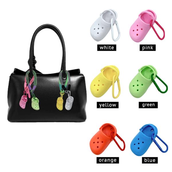 SHOES BAG CHARM KEYCHAIN 6 PC SET