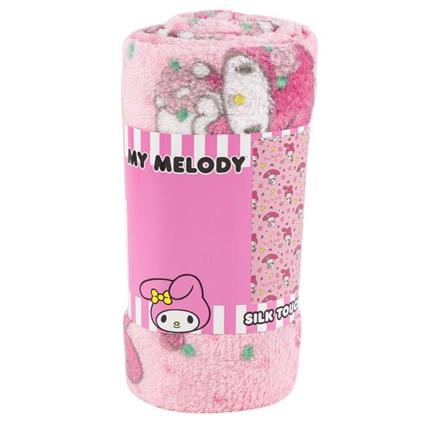 HELLO KITTY AND FRIENDS MY MELODY THROW BLANKET