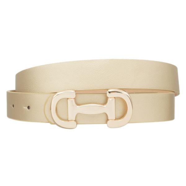 MODERN HORSE BIT BUCKLE BELT