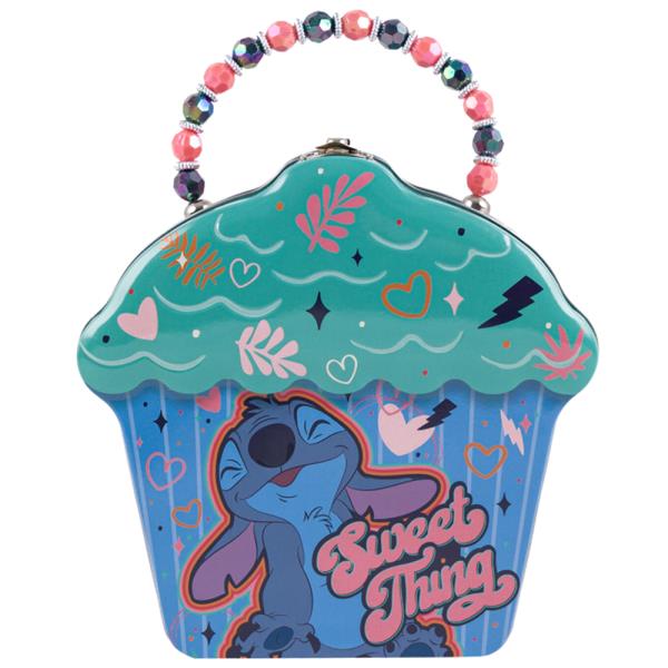 DISNEY STITCH TIN CUPCAKE LUNCHBOX SWEET THING