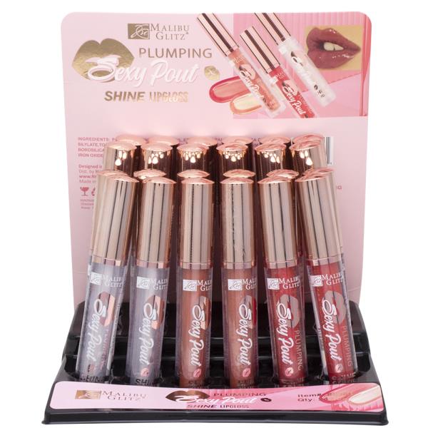 PLUMPING SEXY POUT SHINE LIPGLOSS (24 UNITS)