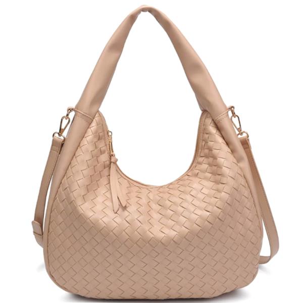 WOVEN MAIRA HOBO BAG