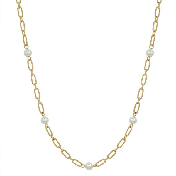 6MM PEARL CHAIN NECKLACE