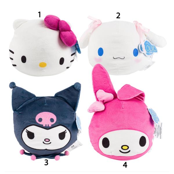 HELLO KITTY AND FRIENDS CLOUD PILLOW