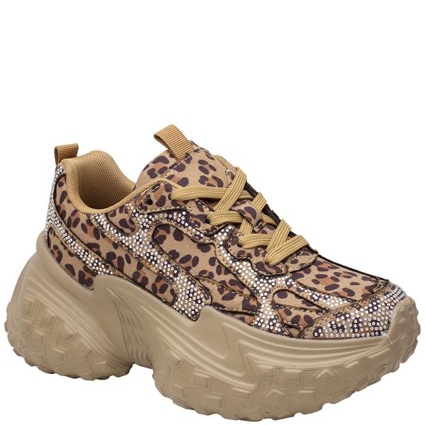 RHINESTONE MIX CHUNKY BOTTOM SNEAKER 12 PAIRS