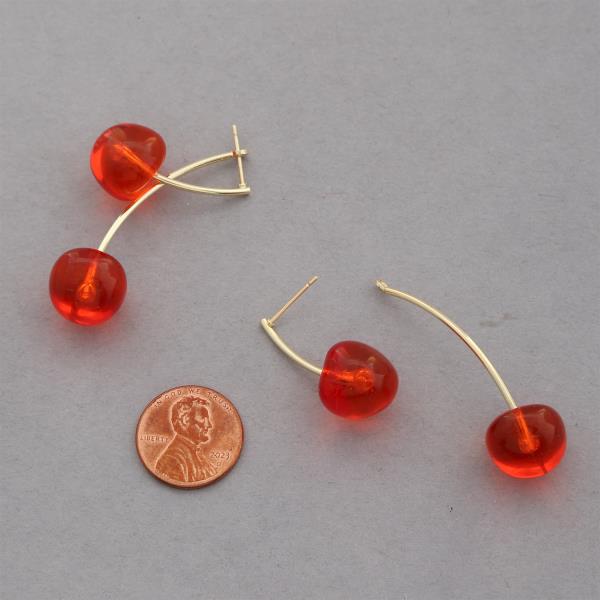 CHERRY DANGLE EARRING