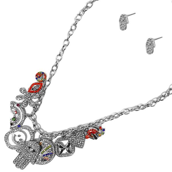 LOVE MULTI CHARM NECKLACE