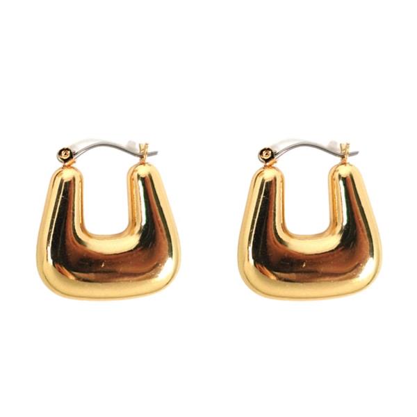 U SHAPE METAL EARRING