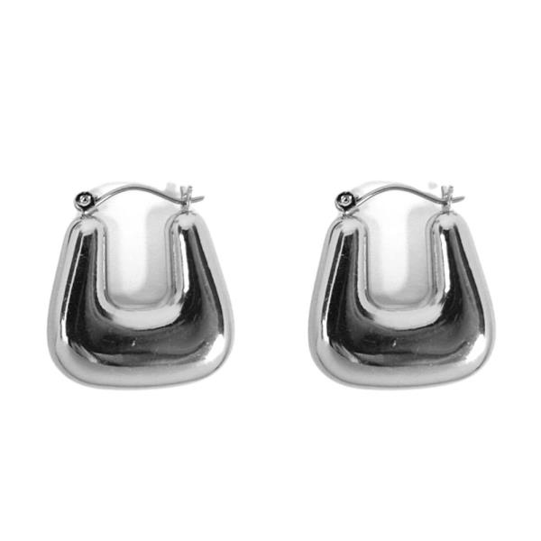 U SHAPE METAL EARRING