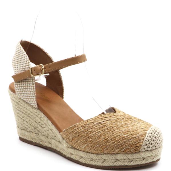 STRIPPY 2 PC  ESPADRILLE WEDGE 12 PAIRS