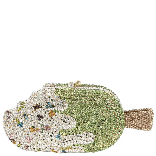 (ONLINE ONLY) Embellished crystal studded ice cream clutch bag