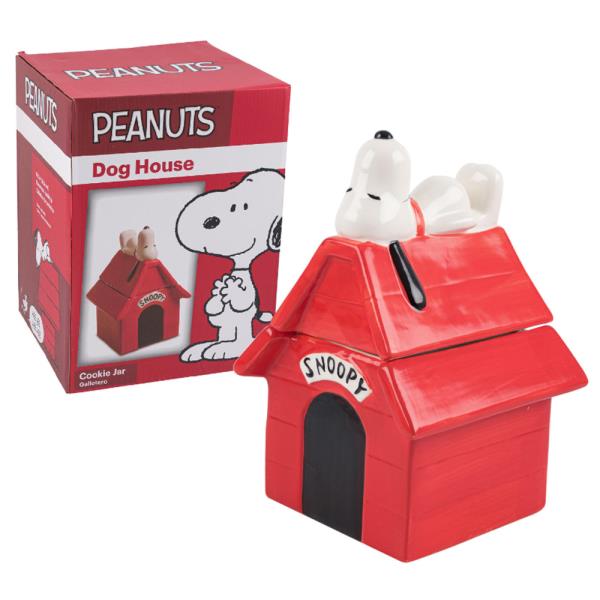 SNOOPY DOG HOUSE COOKIE JAR