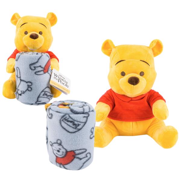 WINNIE THE POOH HUGGER AND THROW SET