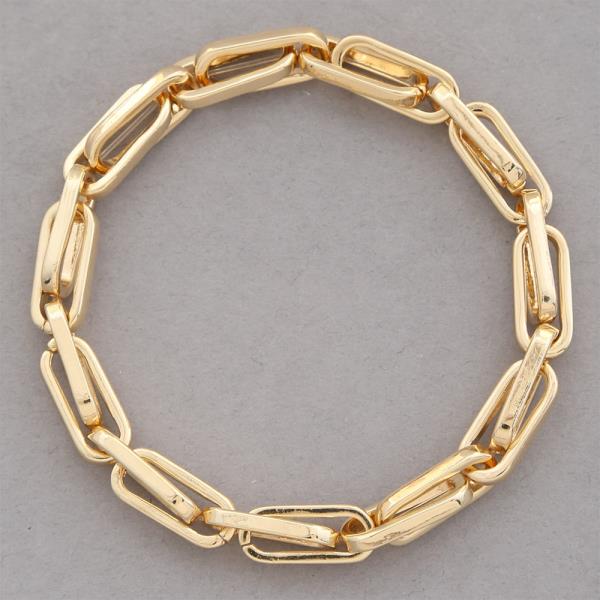 OVAL LINK METAL BRACELET