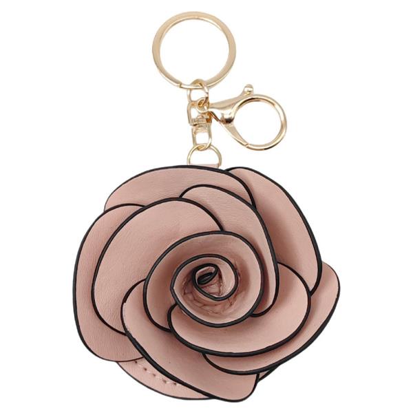 FLOWER BAG CHARM KEYCHAIN