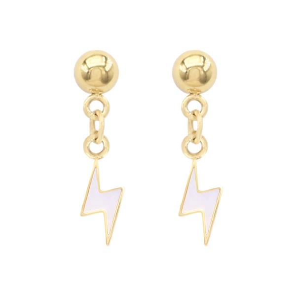 THUNDER MOP S.STEEL POST EARRING