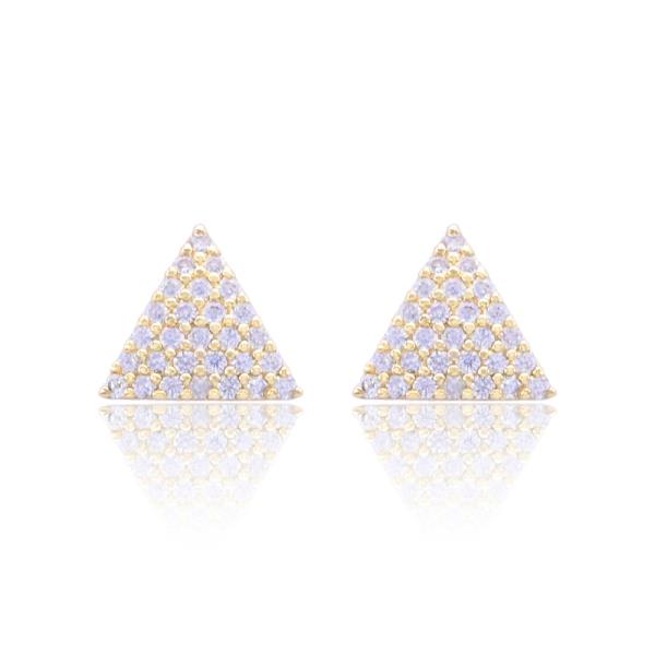 TRIANGLE CZ EARRING