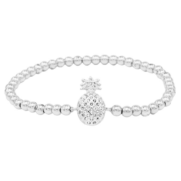 PINEAPPLE S.STEEL BALL STRETCH BRACELET