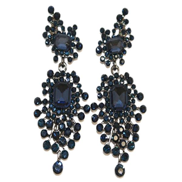 RHINESTONE DANGLE EARRING