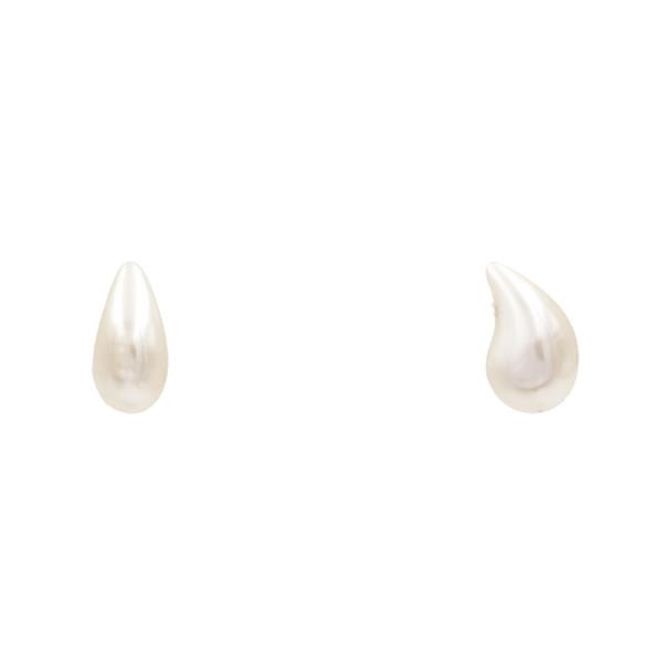 TEARDROP PEARL DOME EARRING