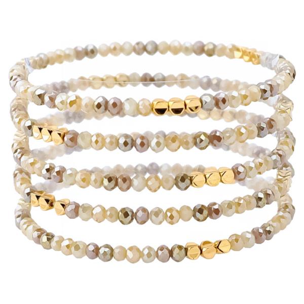 GLASS BEAD CCB BRACELET SET