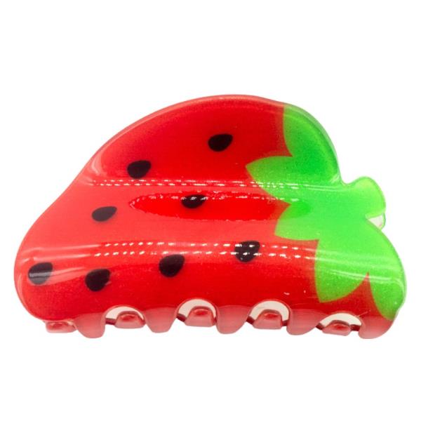 STRAWBERRY CLAW HAIR CLIP