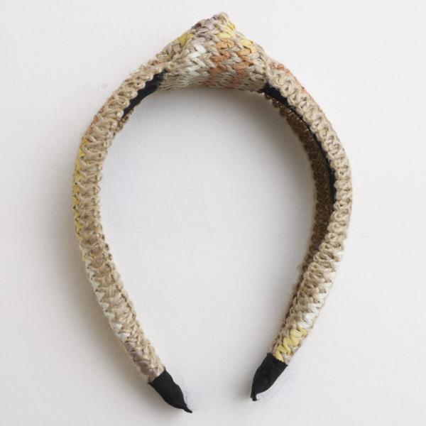 TWINE WOVEN KNOTTED HEADBAND