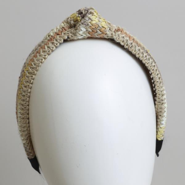 TWINE WOVEN KNOTTED HEADBAND