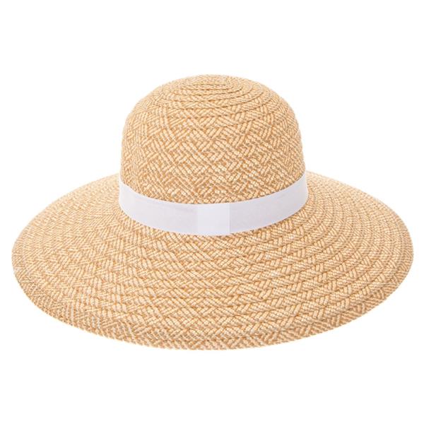 MIXED COLOR SUN HAT W/ BAND