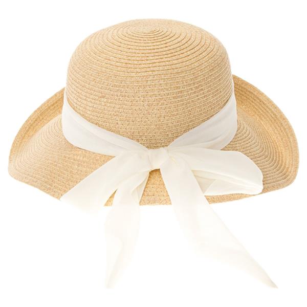 FRONT FLIP SUN HAT WITH SASH