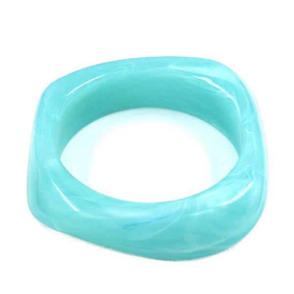 ACETATE PATTERN BANGLE BRACELET