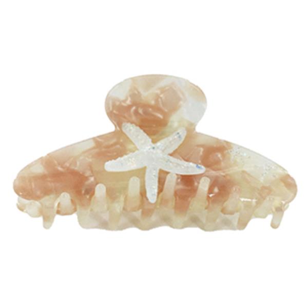 SEA LIFE STARFISH HAIR CLAW JAR CLIP