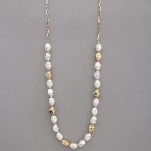 PEARL BEADED NECKLACE