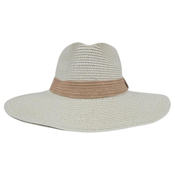 STRAW BAND COWBOY SUN HAT