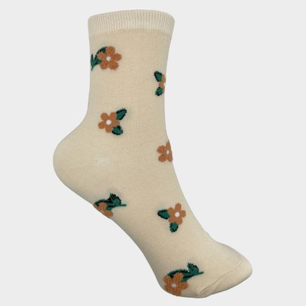 FLOWER ANKLE SOCKS