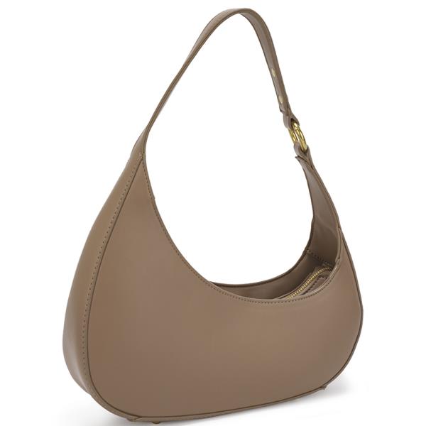 SMOOTH CURVED SHOULDER BAG