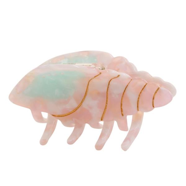 ACETATE SEASHELL CLAW HAIR CLIP