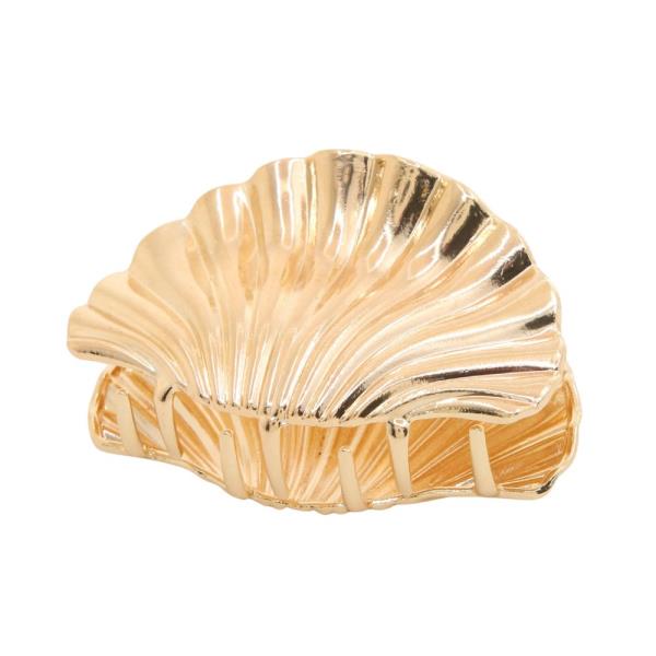 SEASHELL METAL CLAW HAIR CLIP